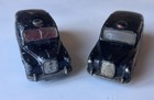 2 x Vintage Corgi Toys Austin London Taxi Cab - No. #418 & Whizzwheels