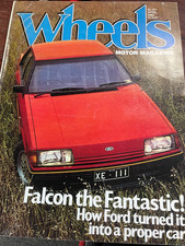 Vintage Wheels Magazine April 1982 - Ford XE Falcon Cover - Holden Gemini Ad