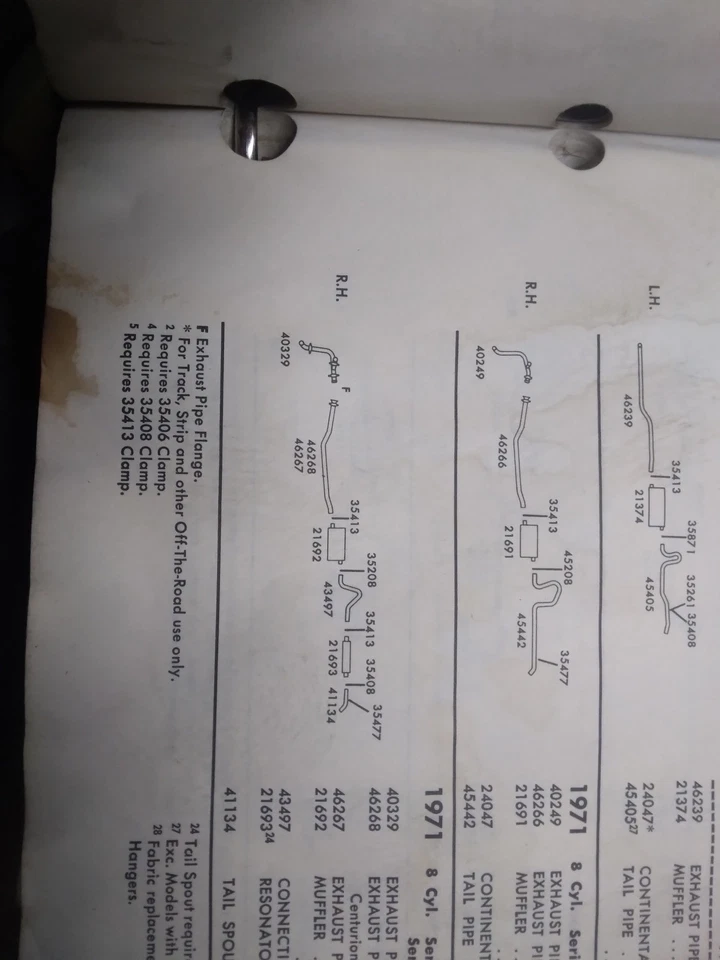 Новый из старых запасов Walker Y-Pipe 1968-72 Buick Lesabre полноразмерный с 350 см. приложения на фотографиях - Изображение 3 из 4