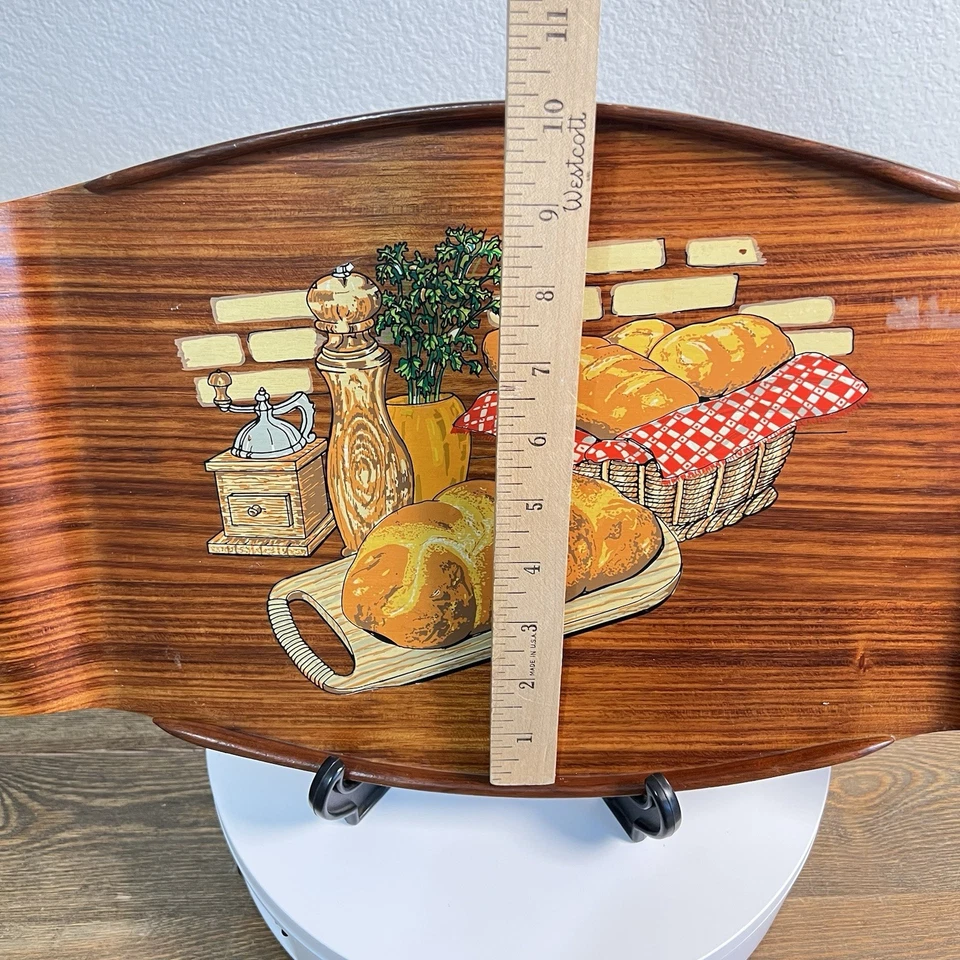 Bandeja para servir góndola grande vintage de teca estilo Dansk Foto 4 de 4