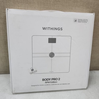 NEW Withings Body Pro 2 WBS14 Body Composition Smart Scale - Black