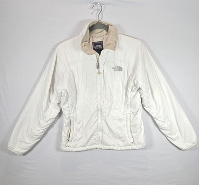 The North Face Primaloft Jacket Women's XS Cream Quilted Full Zip
