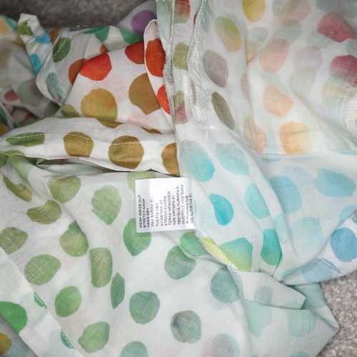 Blusa Ralston Talla Pequeña Blanca Colorido Patrón Calce Relajado Bolsillo con Botones - Imagen 16 de 17