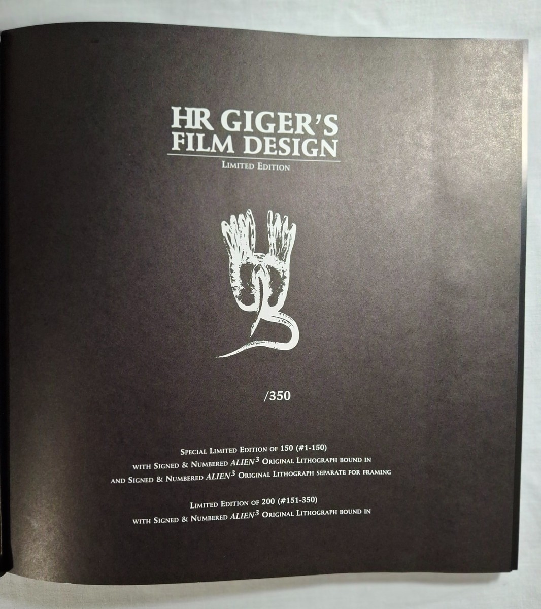 H.R. Giger's Film Design Limited Edition Hardcover Slipcase HC Ltd