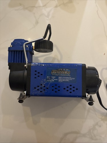 Power Torque PAC06503 12V Portable Air Compressor Tire Inflator 150 PSI Used