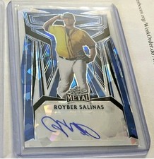 Very Nice Pair Of Royber Salinas Numbered Cards MINT