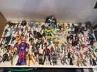 MASSIVE lot Of Vintage Action Figure & Accessories Star Wars Marvel Batman More