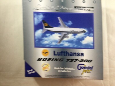 Gemini Jets gjdlh195 1:400 Diecast Airliner Lufthansa Boeing 737-200 Limited Ed