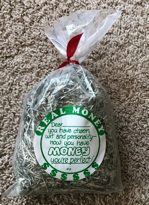 Oz bag ~ Free Shipping 5 100 /% Real Shredded Cash Money Currency $500.00
