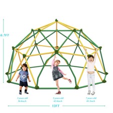 Dome Climber Play Center Kids Climbing Dome Tower, UV Resistant Steel Supporting