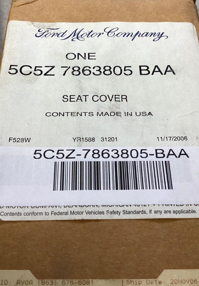 Cubierta inferior del asiento trasero izquierdo Lincoln Aviator OEM 5C5Z-7863805-BAA Foto 4 de 4