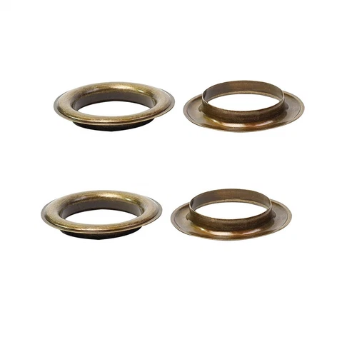 Ojales grandes de metal y latón de 30 mm 40 mm oro plata bronce ojales con arandela - Imagen 10 de 29
