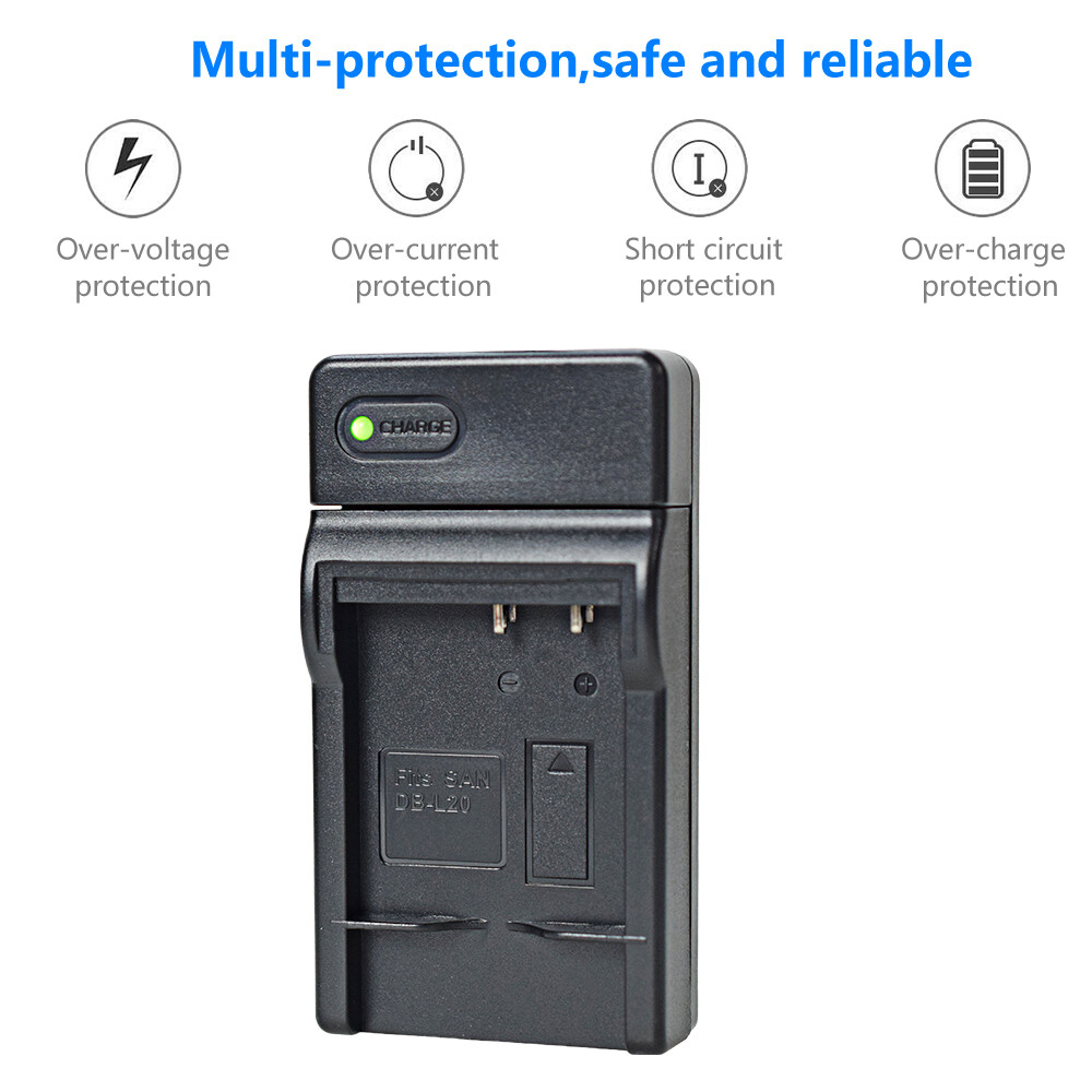 Battery Charger for Sanyo Xacti VPC-C6 VPC-C40 VPC-C4 C5 VPC-CA8