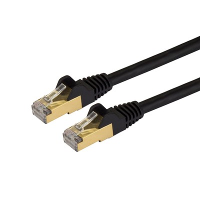 StarTech.com 5ft CAT6a Ethernet Cable - 10 Gigabit Category 6a Shielded Snagless