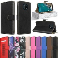 For Nokia G50 5G Case, Slim Leather Wallet Magnetic Flip Stand Phone Cover