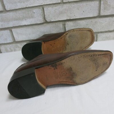 Pronto-Uomo Split Toe Oil Tanned Leather Dress Oxfords Men\'s Footwear Sz 10.5 M Pronto Uomo Split Top Thick Oil Tanned Leather Dress Oxfords  main image 4