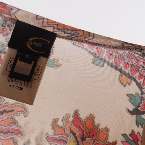 Just Cavalli Women's Vintage Y2K Floral Paisley Blouse L/S Top Size S / Small - Picture 4 of 10