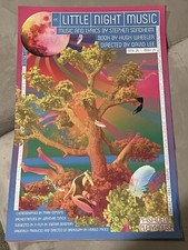 A LITTLE NIGHT MUSIC Stephen Sondheim 14 x 22 Pasadena RARE Broadway Window Card