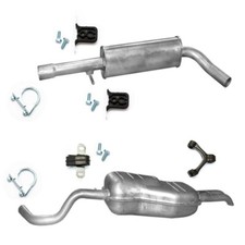 Auspuff Auspuffanlage + Montage Auspuff für Skoda Octavia 1.8 20V 2.0 8V 1u2 1u5