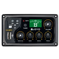 JOYO Acoustic Guitar Pickups 3-Bands LCD Digital EQ Tuner Preamp Piezo Pickups