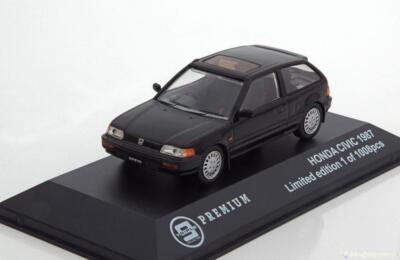 Honda Civic 1987 Schwarz Triple9 T9P10004 1/43 1000 Stück Triple 9 RHD