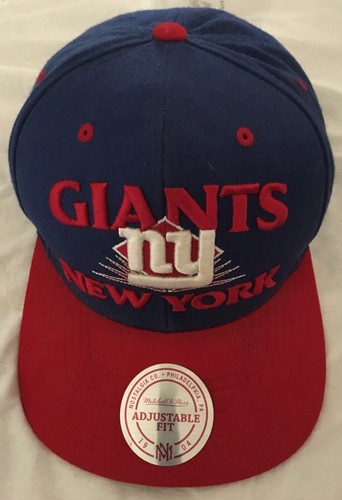 york giants baseball cap snapback red 