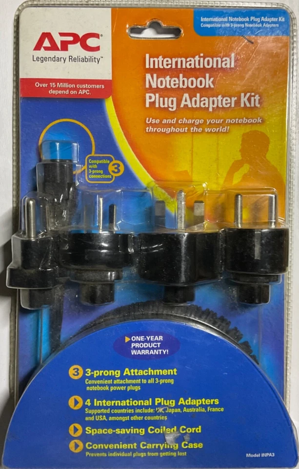 APC International Plug Adapter kit. New! SEALED! - Image 2 of 2
