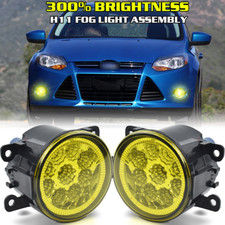 Pair Front Bumper Yellow Fog Light Lamp For Ford Focus 2012 2013 2014 Pair Front Bumper Yellow Fog Light Lamp For Ford Focus 2012 2013 2014