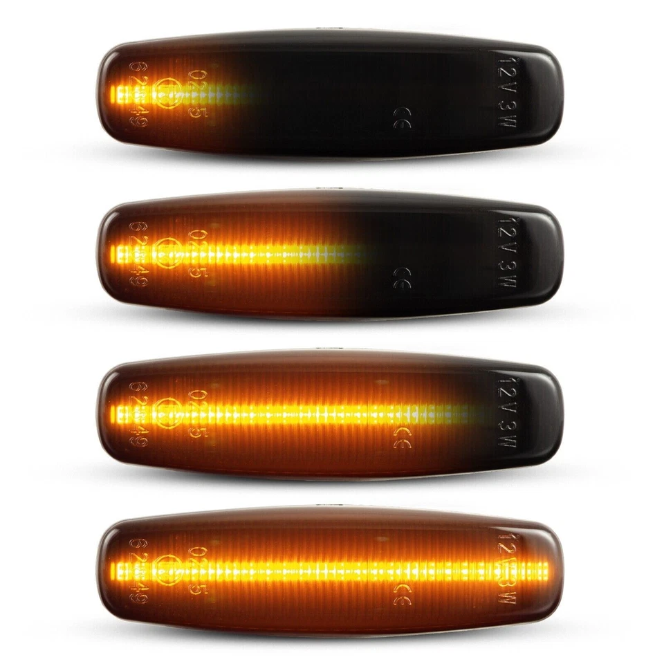 For Infiniti M35 45 FX35 G35 G37 LED Fender Side Marker Turn Signal Light Smoked Foto 2 de 4