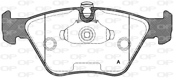 Jeu de 4 plaquettes de frein BMW 528i haute friction anti-bruit en carbone
