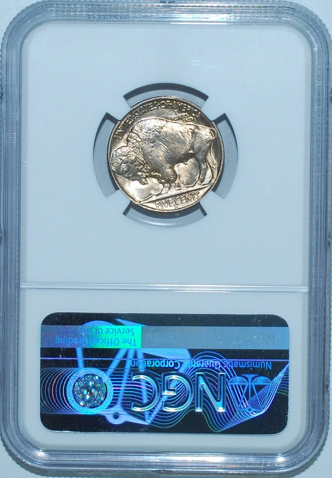 1937 D NGC MS67+ Buffalo Nickel - Image 2 of 2