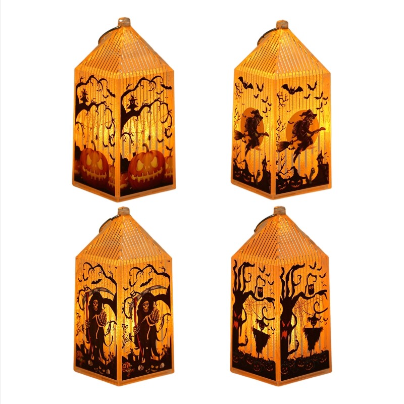 Halloween Party Supply Hanging Decor for Pumpkin/Witch/Skeleton/Scarecrow Pat