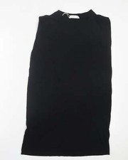Mango Womens Black Polyester Blend Tank Dress Size XS
