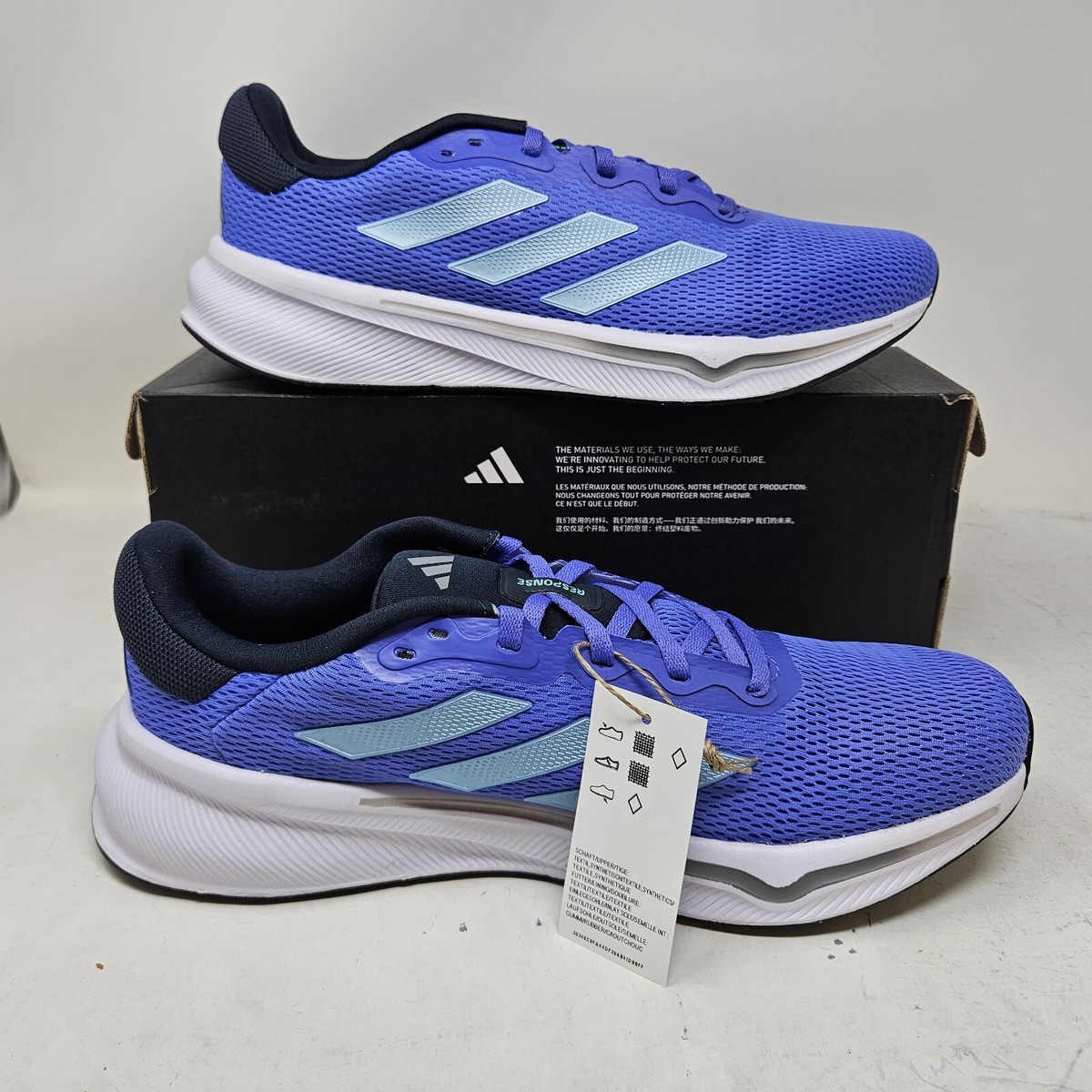 Size 10.5 - Adidas Response Cobalt Blue for sale online | eBay
