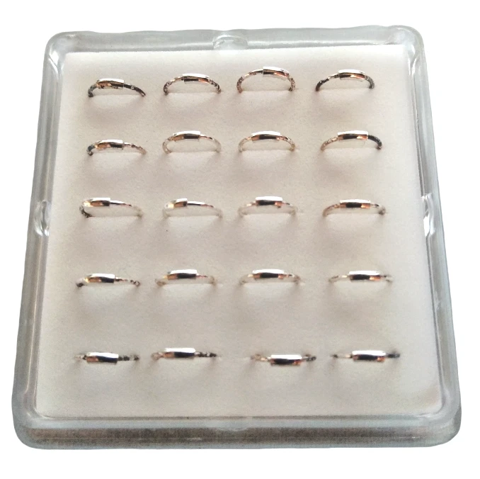 20 Orecchini Piercing Naso Nasini Micro Argento 925 Cerchio Naso - Immagine 2 di 3