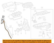 GM OEM 19-21 Sierra 1500,Silverado 1500 Engine Engine Parts-Dipstick 12673075