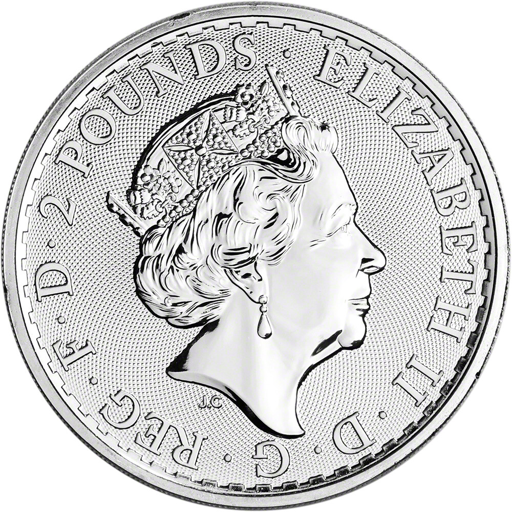 Great Britain Silver Britannia £2 - 1 oz - BU - Ten 10 Coins