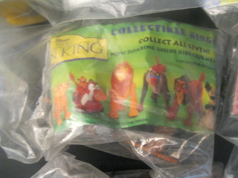 Disney The Lion King "Complete 7 Toy Set" NIP Burger King 1994 - Image 2 of 4