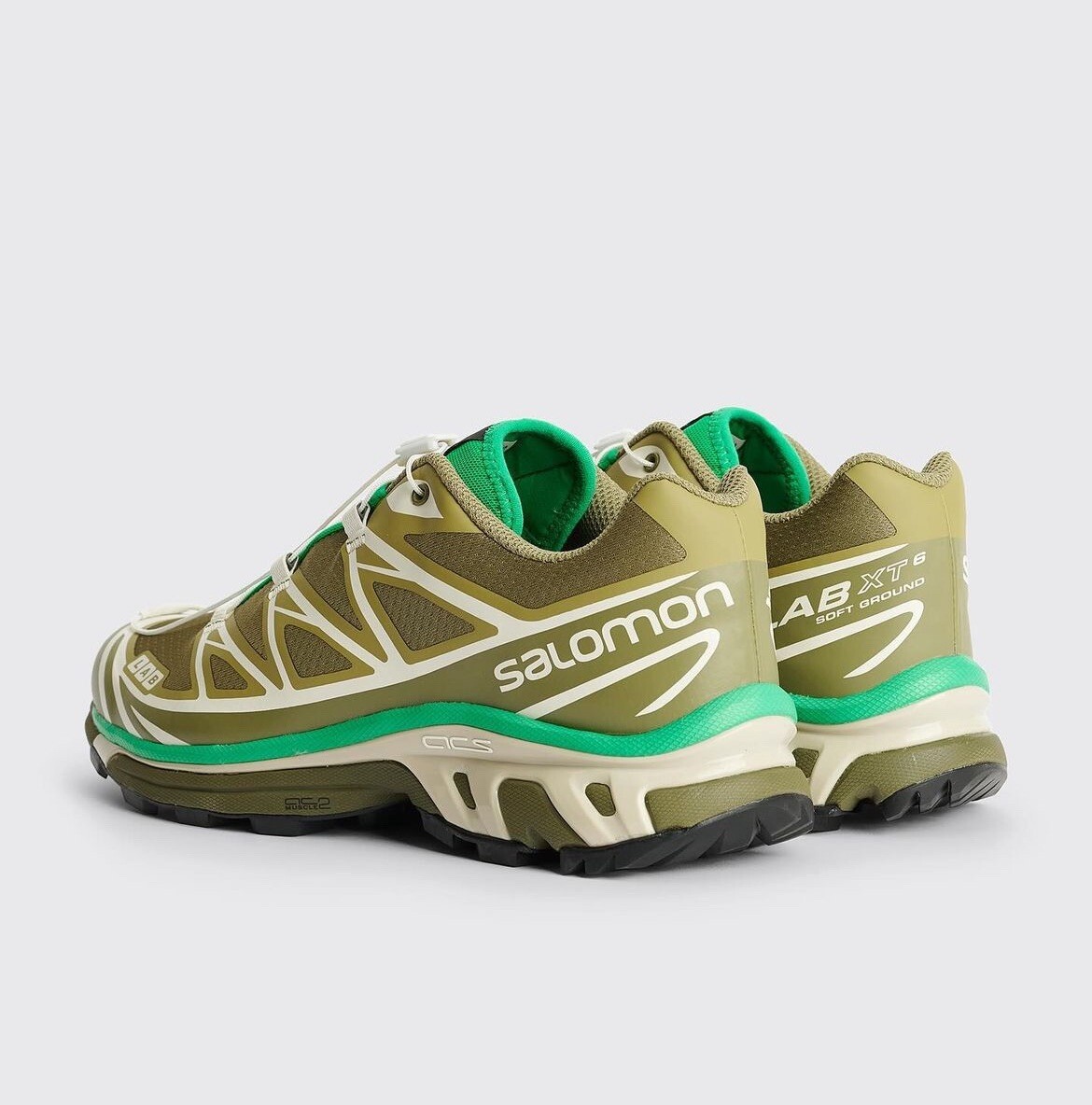SALOMON XT-6 Men's Size 12 Dried Herb / Deep Lichen Green