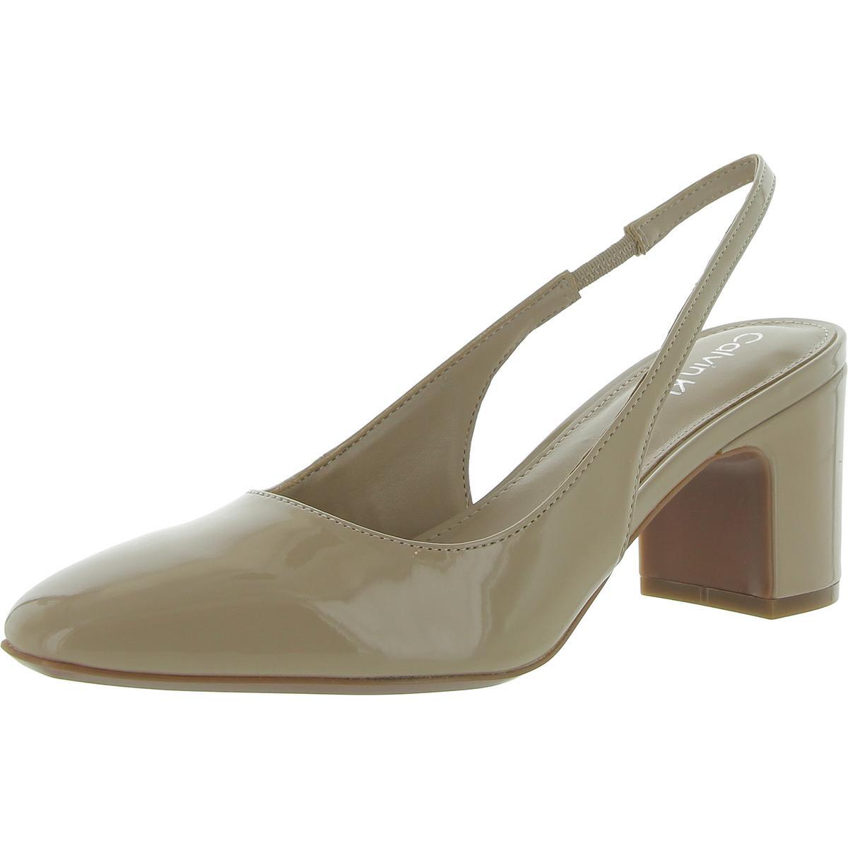 Женские босоножки с острым носком на блочном каблуке Calvin Klein, босоножки на плоской подошве BHFO 6819