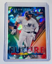 2021 Bowman's Best Atomic Future Vibrance Jasson Dominguez New York Yankees