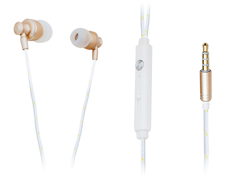 Headphones Wired Stereo Earphones 3.5mm Jack Mic Music Volume Control