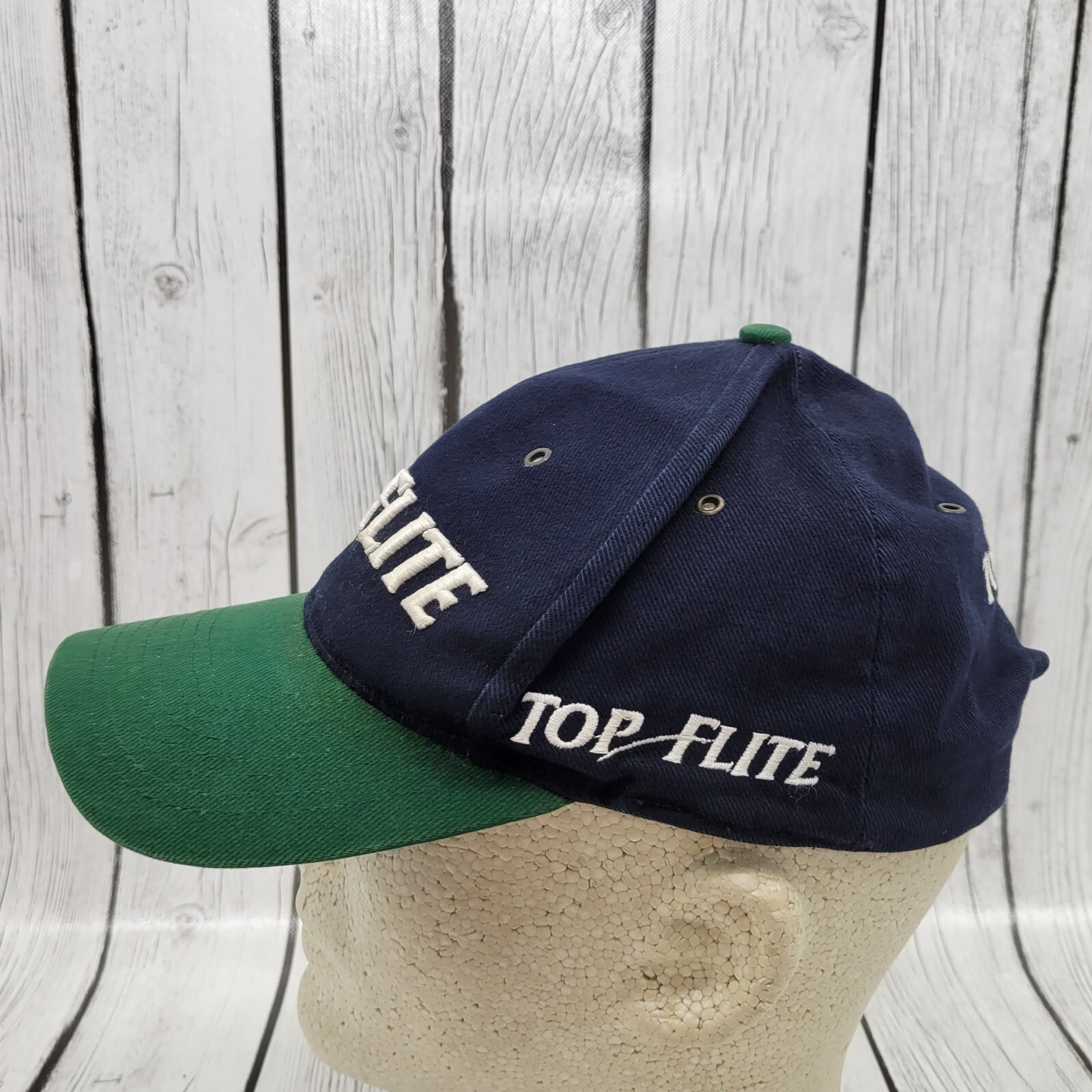 Top Flight Golf Hat Adjustable Strap Vintage - image 5