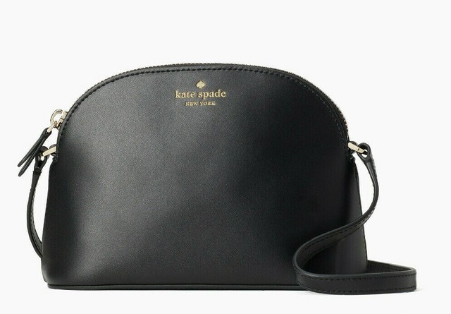 Kate Spade Kali Small Dome Crossbody Bag Color Black Leather for sale  online | eBay