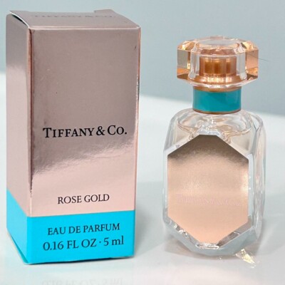 New Tiffany & Co Rose Gold EAU DE PARUM for Women Splash Mini size