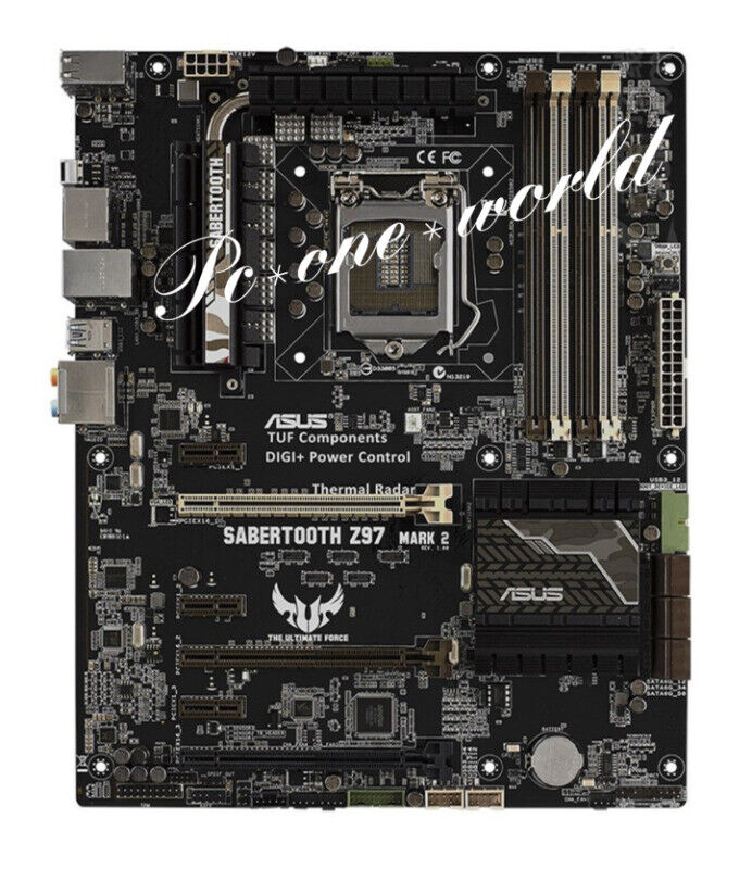 Asus SABERTOOTH Z97 MARK2 DDR3 DIMM Intel Z97 LGA 1150 Asus SABERTOOTH Z97 MARK2 DDR3 DIMM Intel Z97 LGA 1150