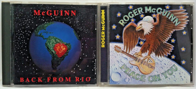 Roger McGuinn CD Lot : Back From Rio & Peace on You ~ The Byrds