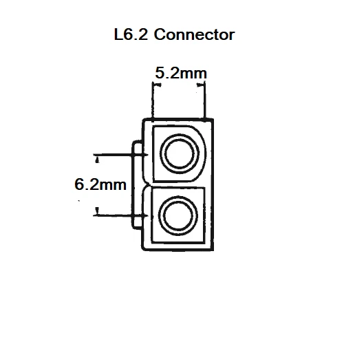 10x Pairs Male Female L6.2 Big Tamiya Style Plug Connector RC Battery or Charger - Image 2 of 2