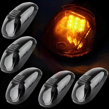 5X Amber Led Cab Marker Roof light Covers For Dodge Ram 2500 3500 4500