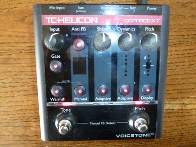 TC-HELICON Voicetone Correct エフェクター ボーカル T.C.HELICON】ティーシーヘリコン『ボーカルエフェクター』VOICE TONE